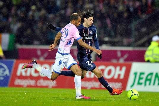 Fotboll, Franska ligan, Evian Thonon - PSG