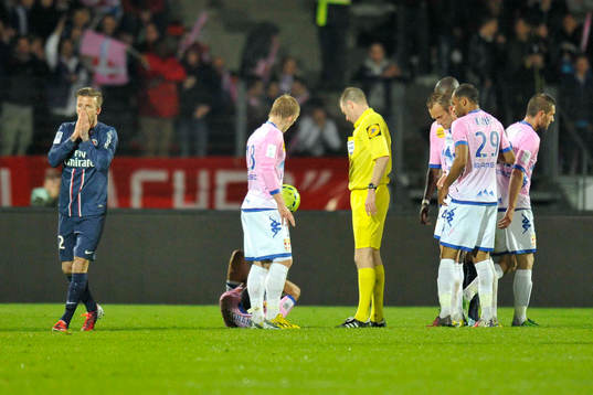 Fotboll, Franska ligan, Evian Thonon - PSG