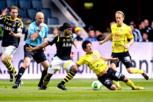 Martin Kayongo-Mutumba, AIK och Antonio Rojas, Halmstad i