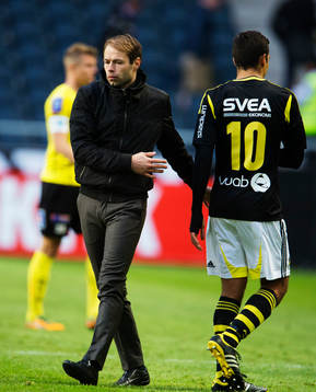 Andreas Alm, tränare AIK, deppar