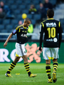 Robin Quaison, AIK, lämnar planen