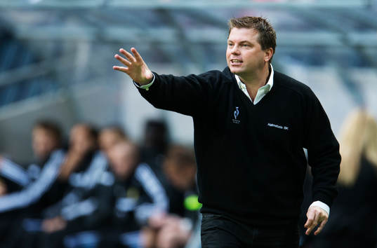 Jens Gustafsson, tränare Halmstad