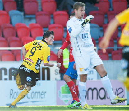 0-1 Lasse Nilsson, Elfsborg, Öster målvakt Alexander Nadj
