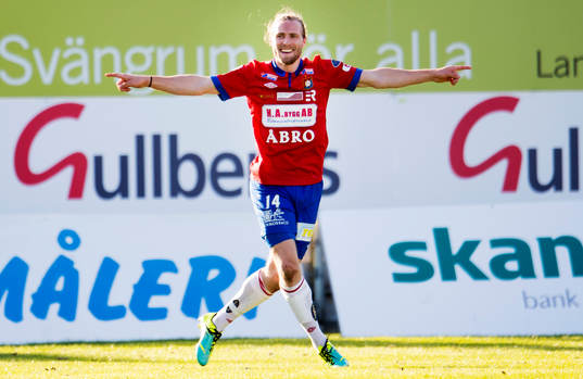 Emil Karlsson, Örgryte, jublar