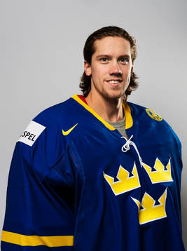 Inför VM i ishockey så poserar Jacob Markström, Sverige,