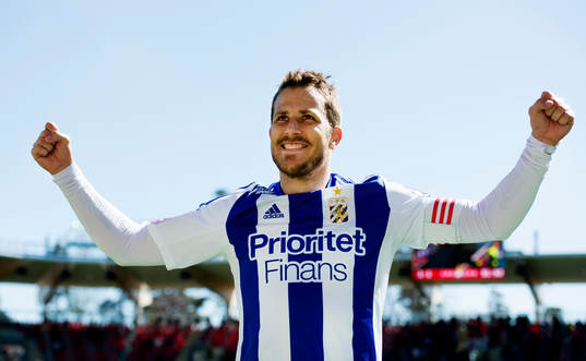 Tobias Hysén, IFK Göteborg, jublar