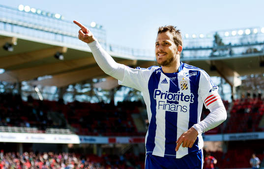 Tobias Hysén, IFK Göteborg, jublar