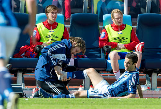 nahir Oyal, Djurgården skadad