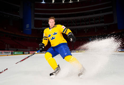 Gabriel Landeskog poserar