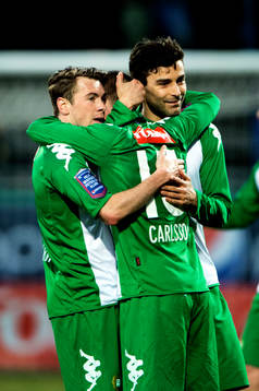 Hammarbyspelarna kramar om varandra