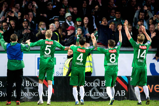Hammarbyspelarna tackar publiken