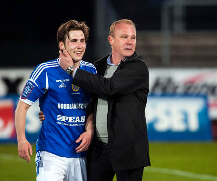 Daniel Sliper och Roger Franzen, tränare, GIF Sundsvall