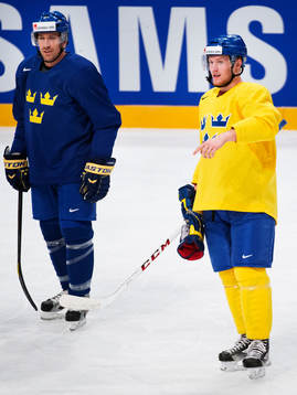 Joel Lundqvist och Gabriel Landeskog