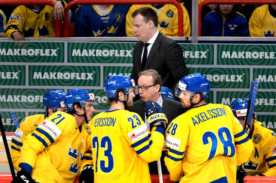 Sveriges Loui Eriksson, Niklas Persson och Dick Axelsson