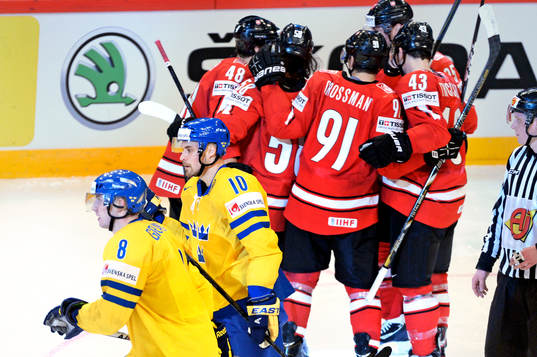 Sveriges Petter Granberg och Johan Fransson deppar