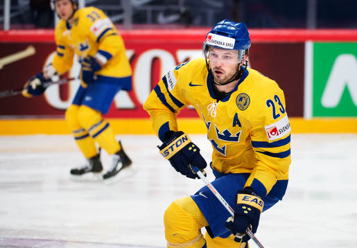 Niklas Persson i matchen mellan Sverige och Schweiz