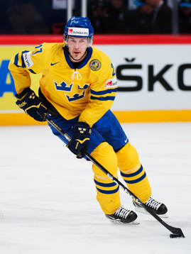 Jimmie Ericsson i matchen mellan Sverige och Schweiz