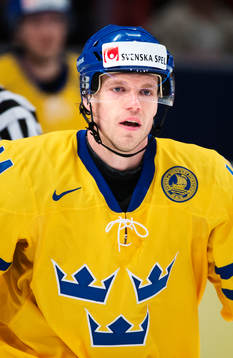 Sveriges Nicklas Danielsson i matchen mellan Sverige och