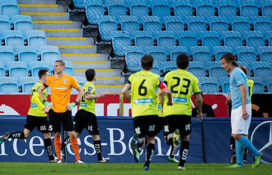 Robin Olsen, målvakt, Malmö FF, deppar