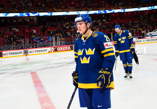 Sveriges Erik Gustafsson i matchen mellan Tjeckien och