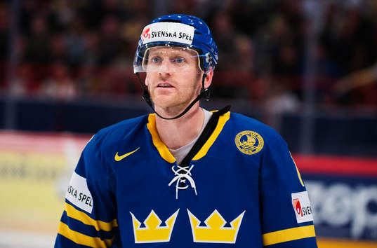 Henrik Tallinder i matchen mellan Tjeckien och Sverige