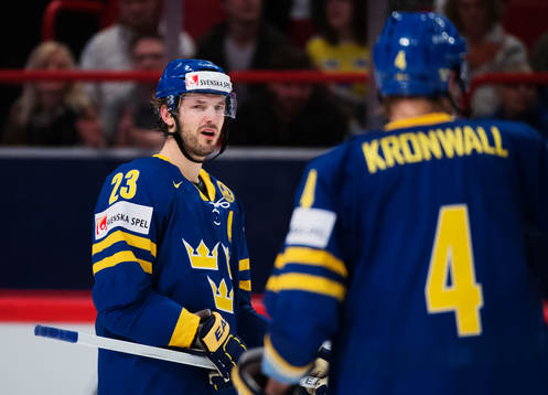 Niklas Persson i matchen mellan Tjeckien och Sverige
