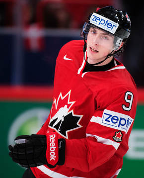 Kanadas Matt Duchene i matchen mellan Kanada och Danmark