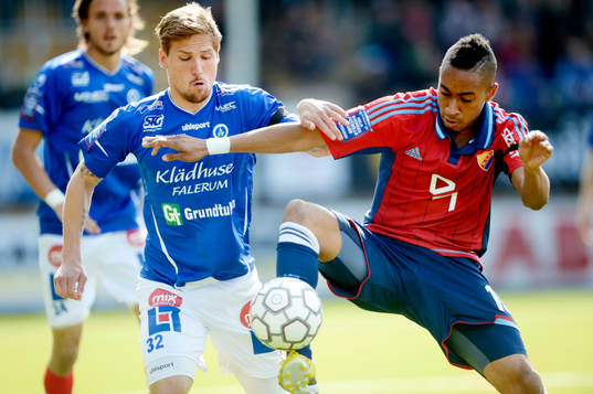 Åtvidabergs Martin Christensen och Djurgårdens Brian Span