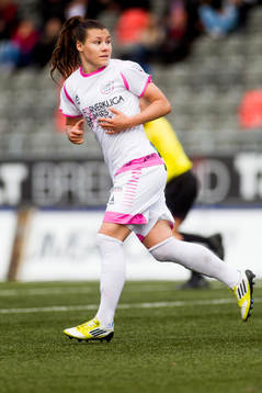 Malmös Ramona Bachmann i omgång 4 i Damallsvenskan mellan