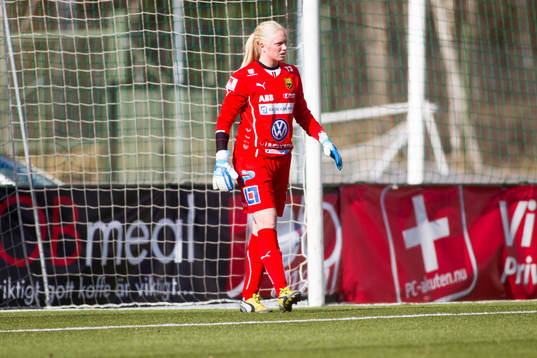 s målvakt, Malin Reuterwall i omgång 4 i Damallsvenskan
