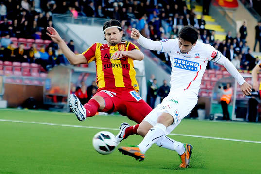 0-1 målet med Helsingborgs nr 20 Alejandro Bedoya