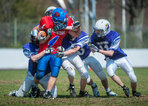 Bläddra bland fler bilder av Amerikansk fotboll, Limhamn Griffins - Kristianstad Predators