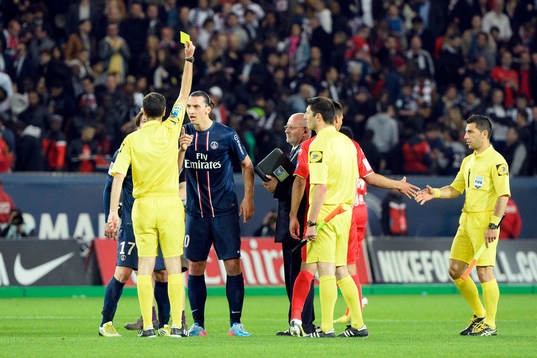 Altercation en fin de match Zlatan IBRAHIMOVIC / Alexandre