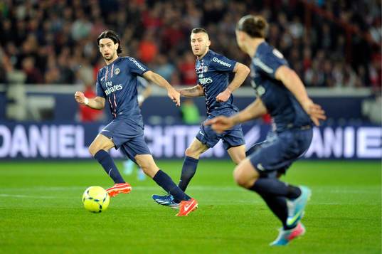 Javier PASTORE / Jeremy MENEZ / Zlatan IBRAHIMOVIC -