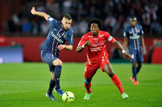 Jeremy MENEZ / Carlos SANCHEZ MORENO - 05.05.2013 - PSG /
