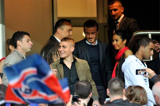 Thiago MOTTA / Marco VERRATTI / Lucas MOURA / David BECKHAM
