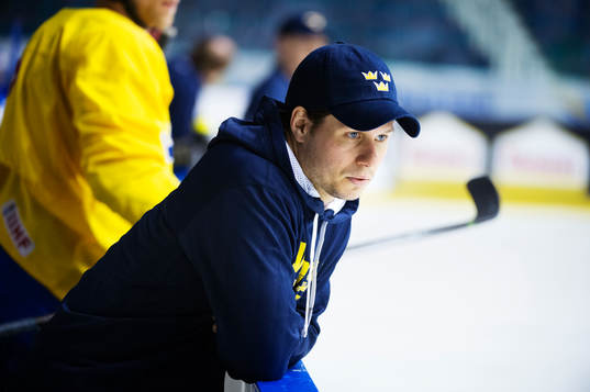 Elias Fälth deltog inte i Sveriges träning