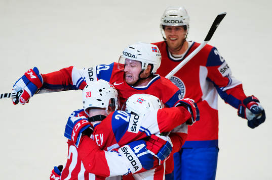 Norges Anders Bastiansen, Martin Röymark och Alexander