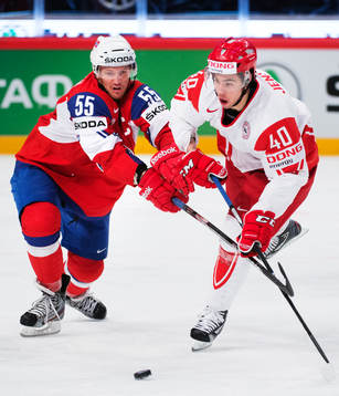 Norges Ole-Kristian Tollefsen och Danmarks Jesper Jensen i