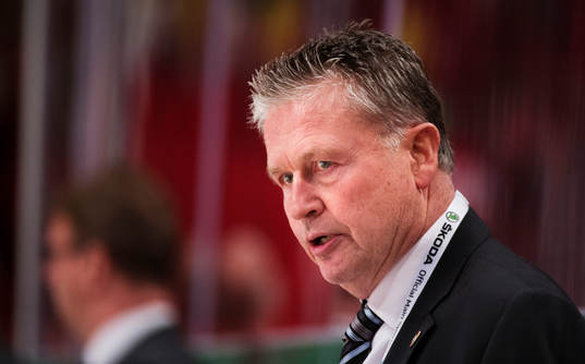 Per Bäckman, förbundskapten Danmark, i matchen mellan