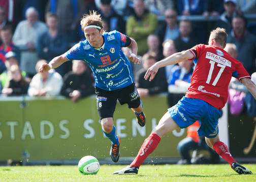 Marcus Bergholtz, Öster stoppar Kristoffer Fagercrantz,