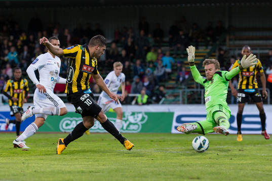 Moestafa El Kabir, Häcken sätter matchavgörande 1-0