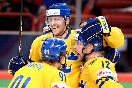 Sveriges Andreas Jämtin, Henrik Tallinder och Fredrik