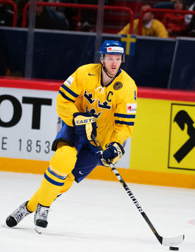 Staffan Kronwall i matchen mellan Sverige och Vitryssland