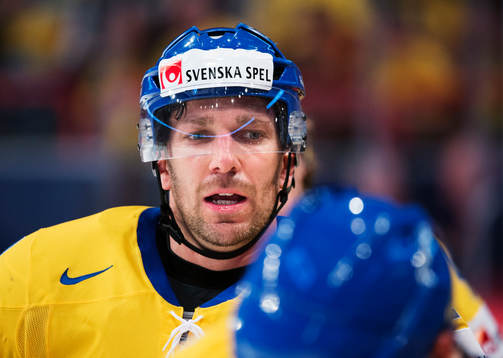 Joel Lundqvist i matchen mellan Sverige och Vitryssland
