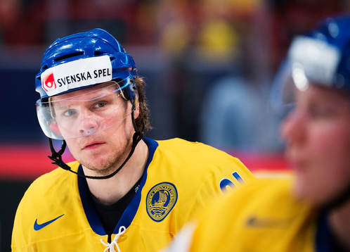 Andreas Jämtin i matchen mellan Sverige och Vitryssland