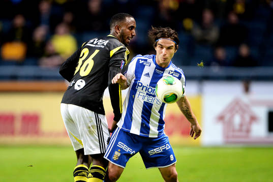 Henok Goitom, AIK och Nordin Gerzic, IFK Göteborg