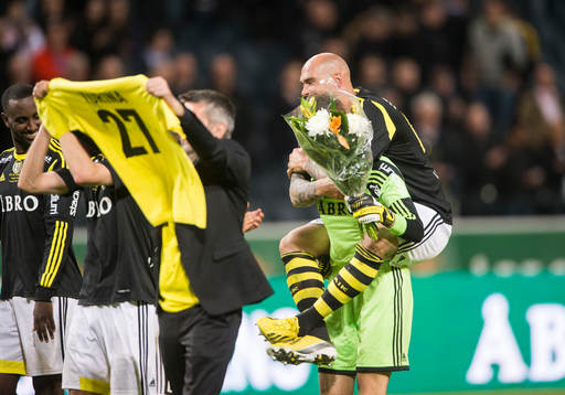 Daniel Majstorovic är glad över segern