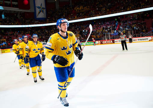 Sveriges Gabriel Landeskog (h)