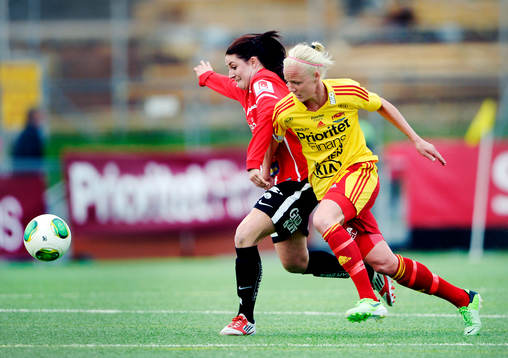 Josefin Johansson, Piteå, Caroline Seger, Tyresö. ©